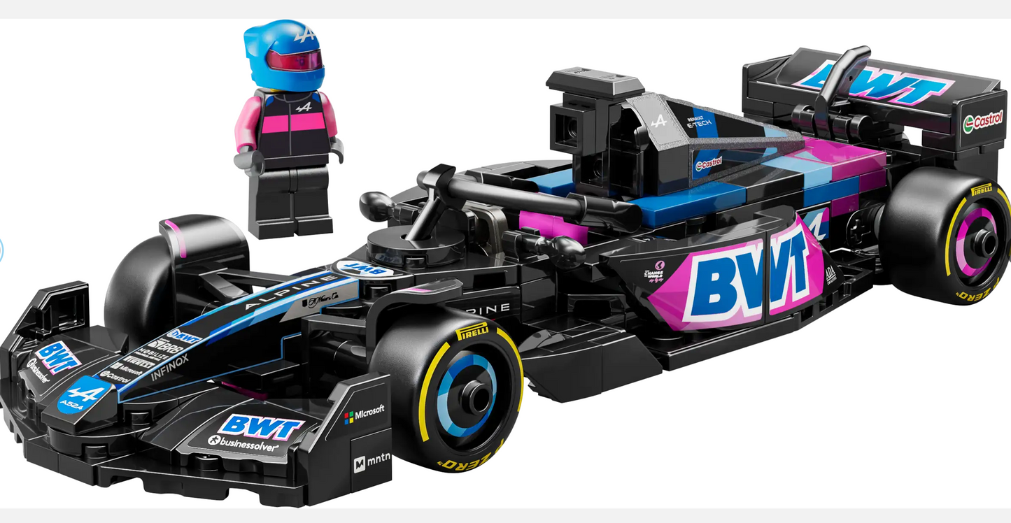 LEGO SPEED CHAMPIONS: Bwt Alpine F1 Team A524 Race Car (77248)