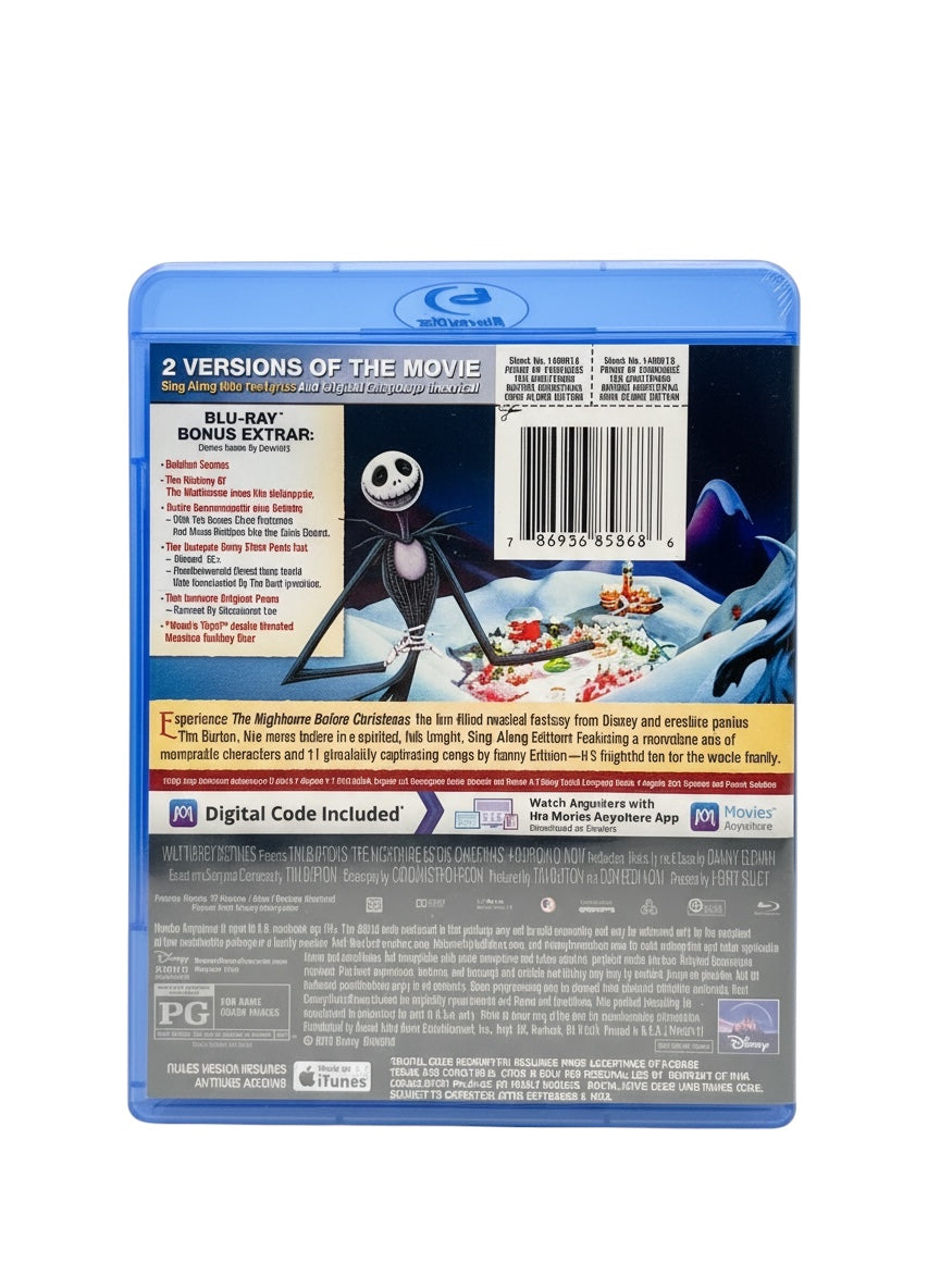 The Nightmare Before Christmas (25th Anniversary Edition) (Blu-ray, 1993)