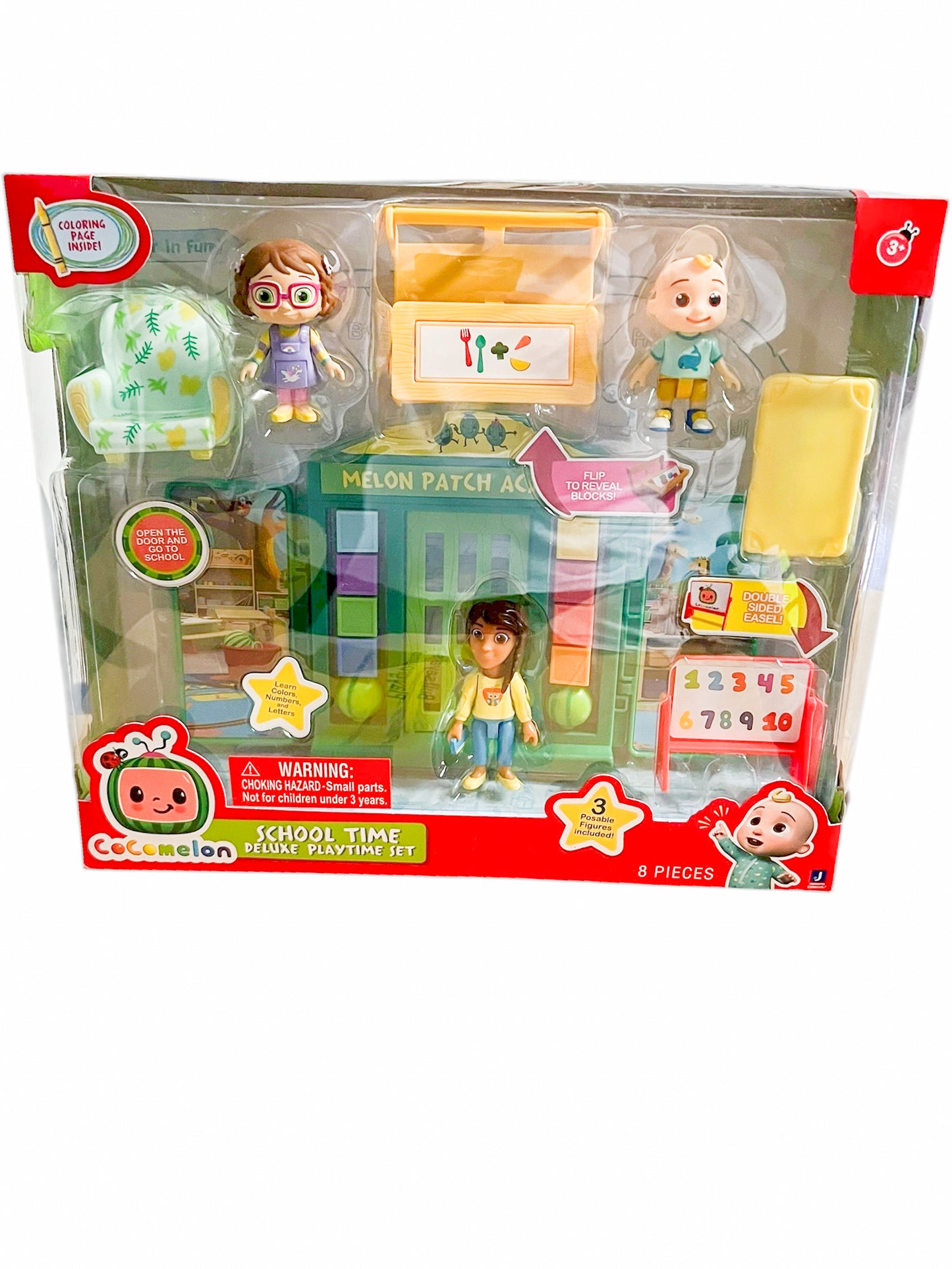 CoComelon 8 Pieces School Time Deluxe Playtime Set