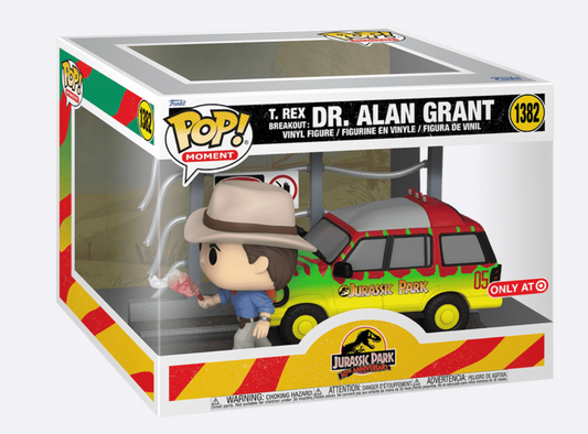 Funko Pop! Moments: Jurassic Park - T. Rex Breakout: Dr. Alan Grant
