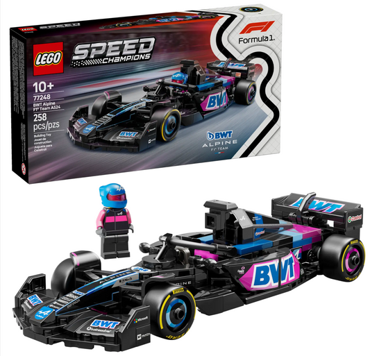 LEGO SPEED CHAMPIONS: Bwt Alpine F1 Team A524 Race Car (77248)